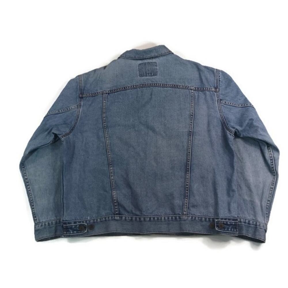 Levi Vintage Trucker Jean Jacket GUC  Size XL    W42 - Picture 2 of 9